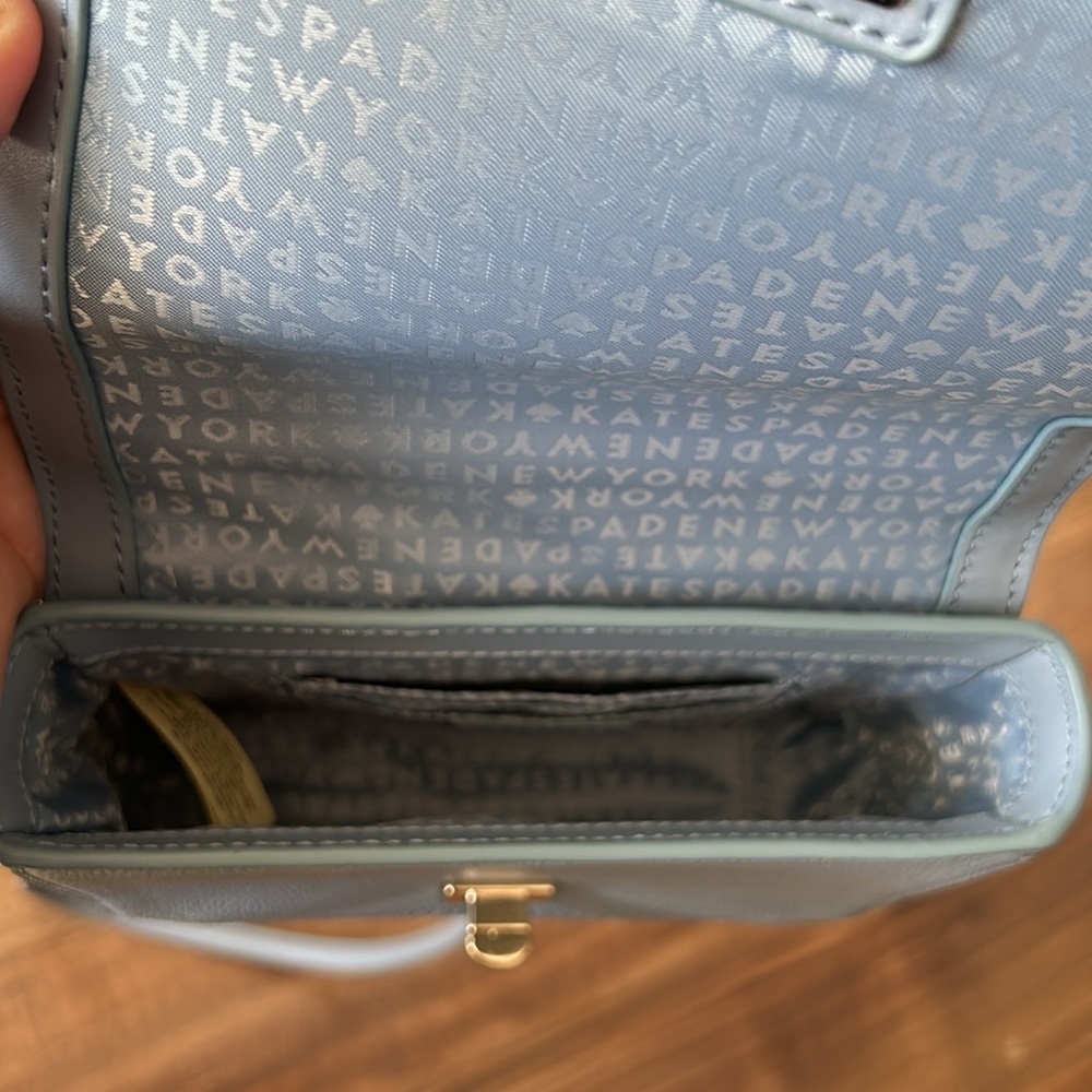 New Kate Spade hand bag - light blue never used - Picture 3 of 8